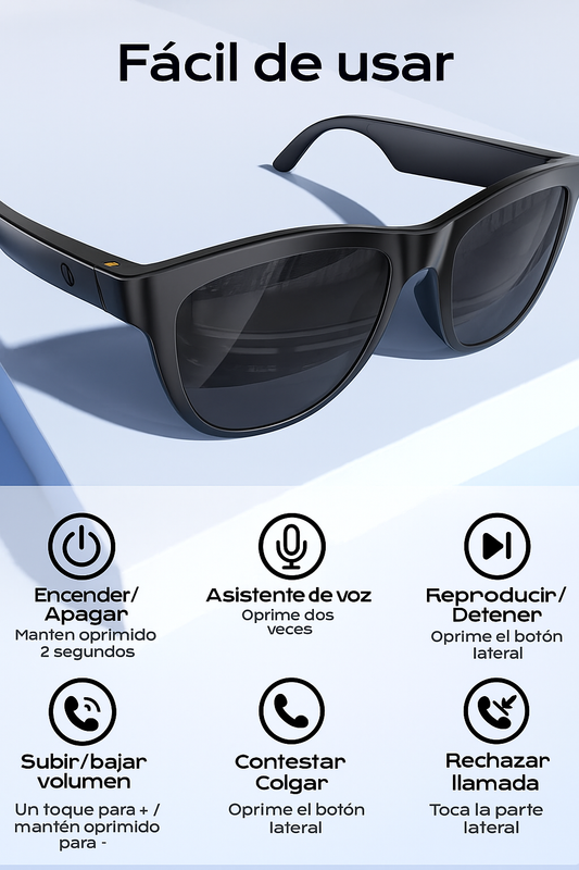 Gafas con Bluetooth